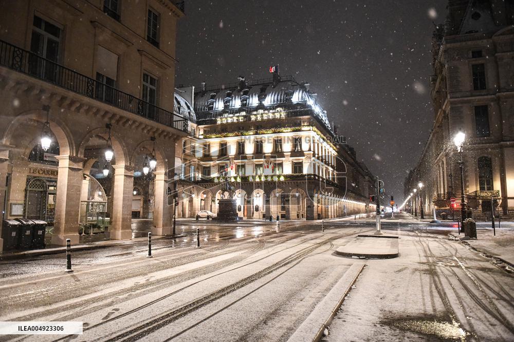 Illustration - Snow in Paris