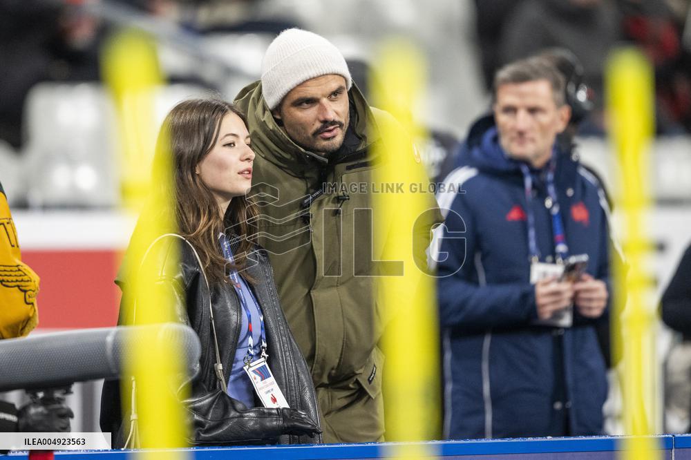Elsa Bois and Florent Manaudou At France v Australia Match - Paris