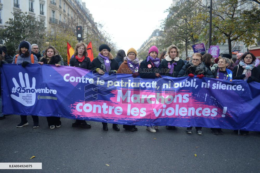 March Against Violence Against Women - Paris