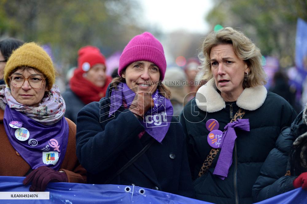 March Against Violence Against Women - Paris