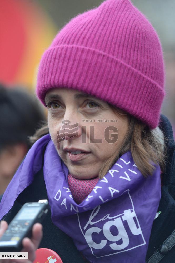 March Against Violence Against Women - Paris