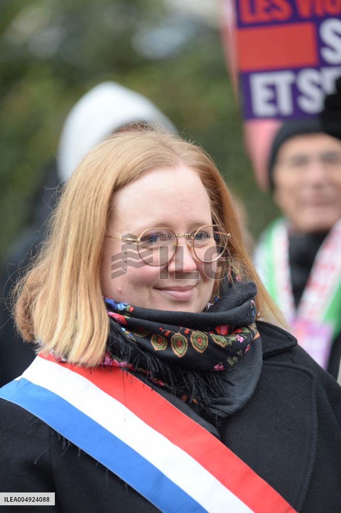 March Against Violence Against Women - Paris
