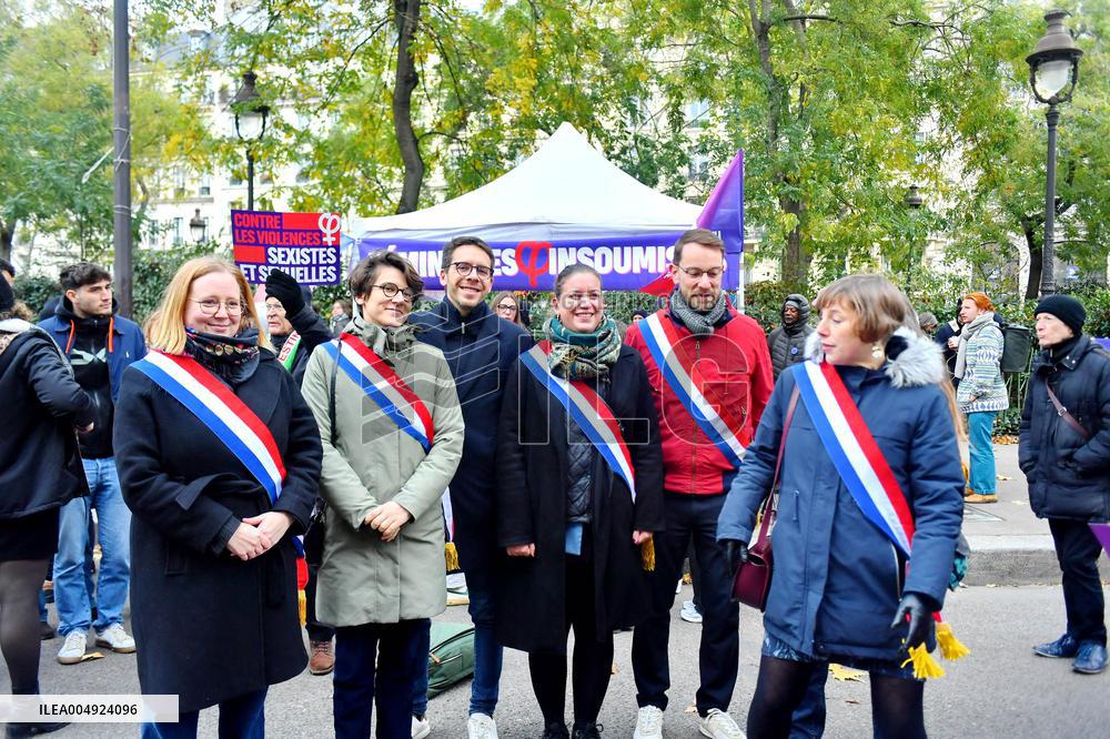 March Against Violence Against Women - Paris