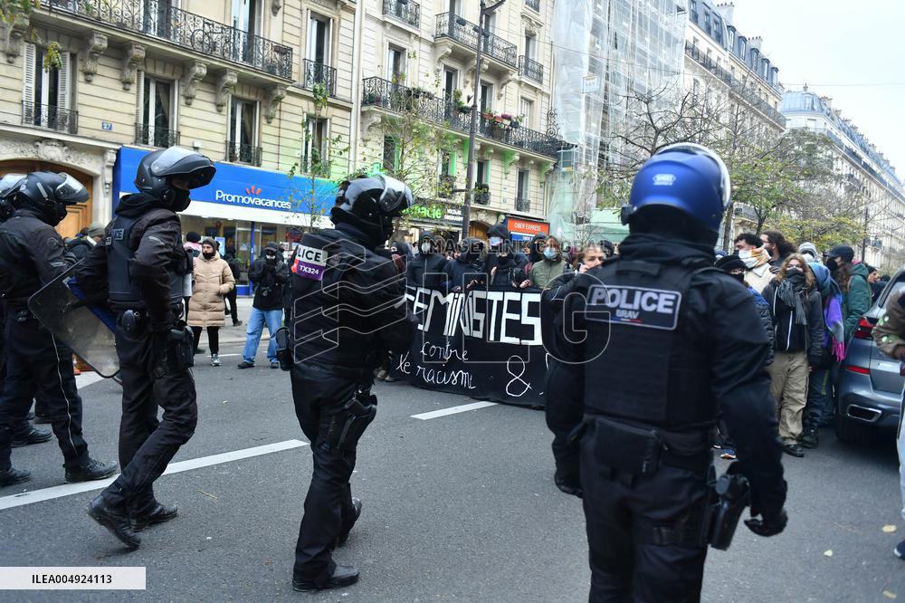 March Against Violence Against Women - Paris