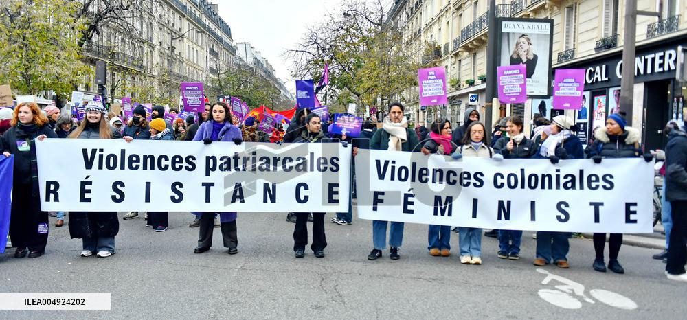 March Against Violence Against Women - Paris