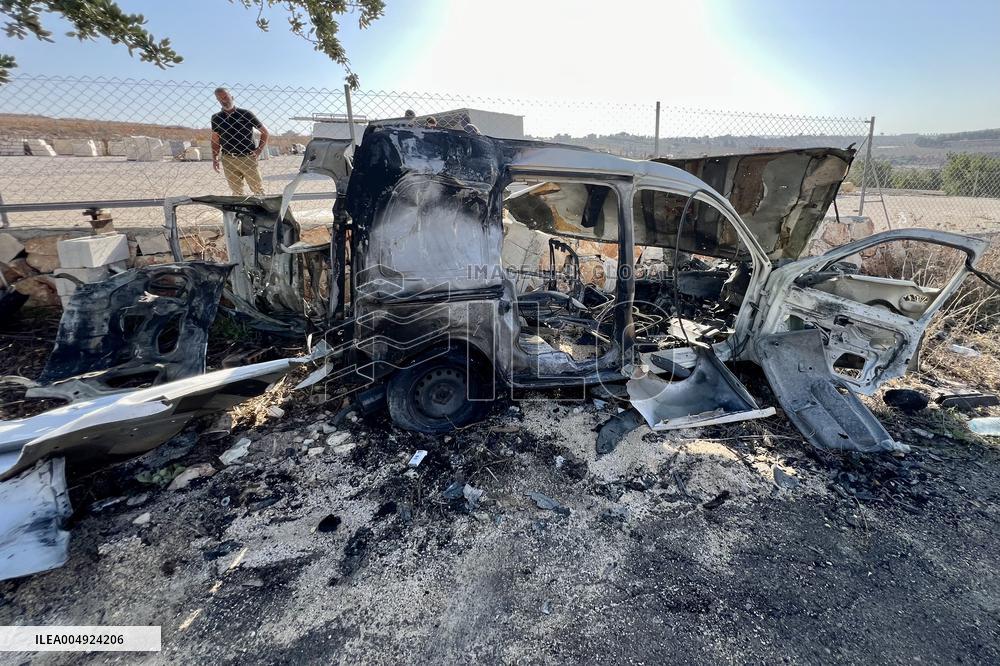 Israeli Strike Hits Car Killing 1 And Injuring 5 - Lebanon