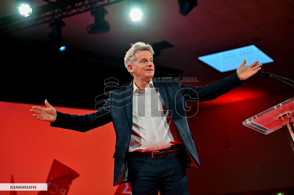 Fabien Roussel At PCF Meeting - Marseille