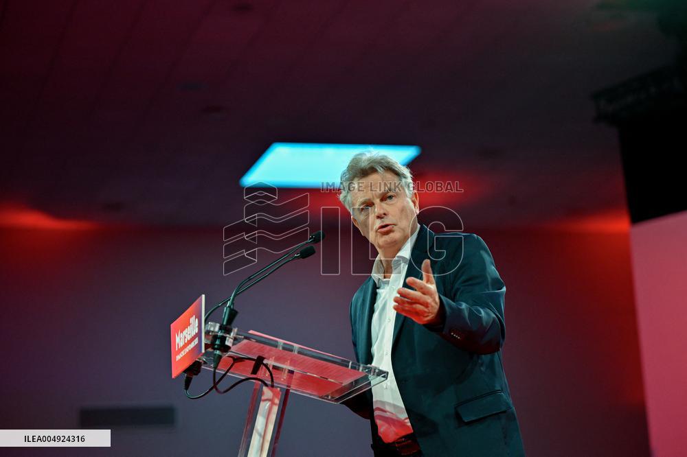 Fabien Roussel At PCF Meeting - Marseille