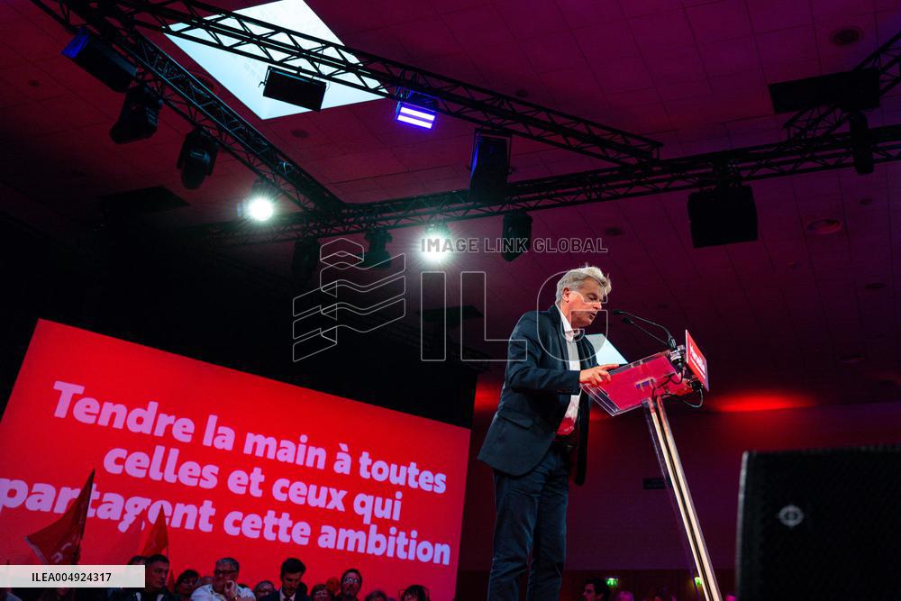 Fabien Roussel At PCF Meeting - Marseille