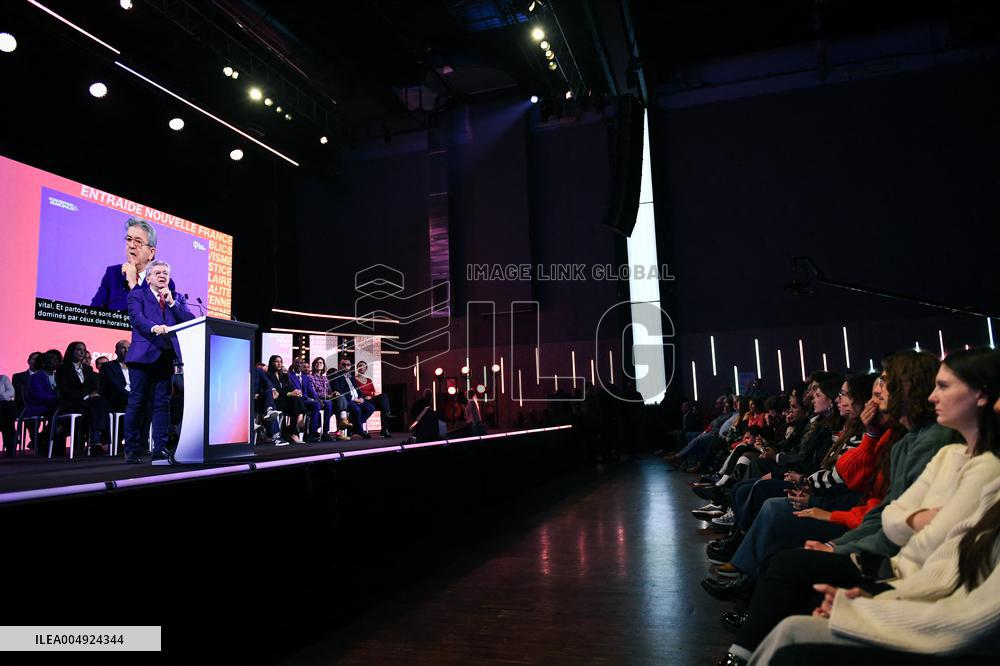 Jean-Luc Melenchon speech at Municipal conventions of LFI in Paris FA