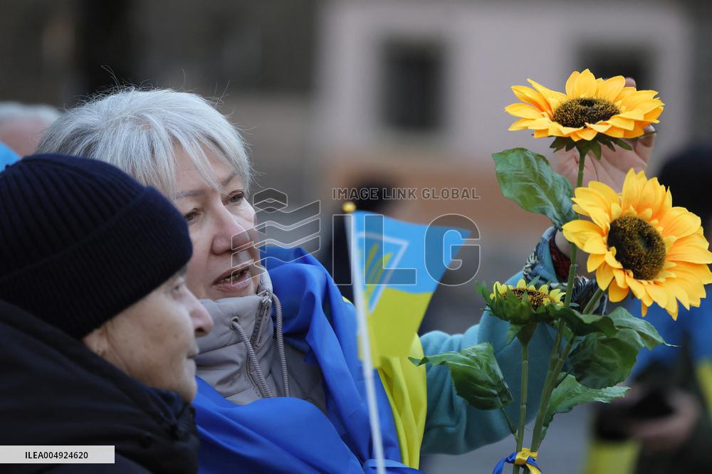 Demonstration In Support Of Ukraine - Rome