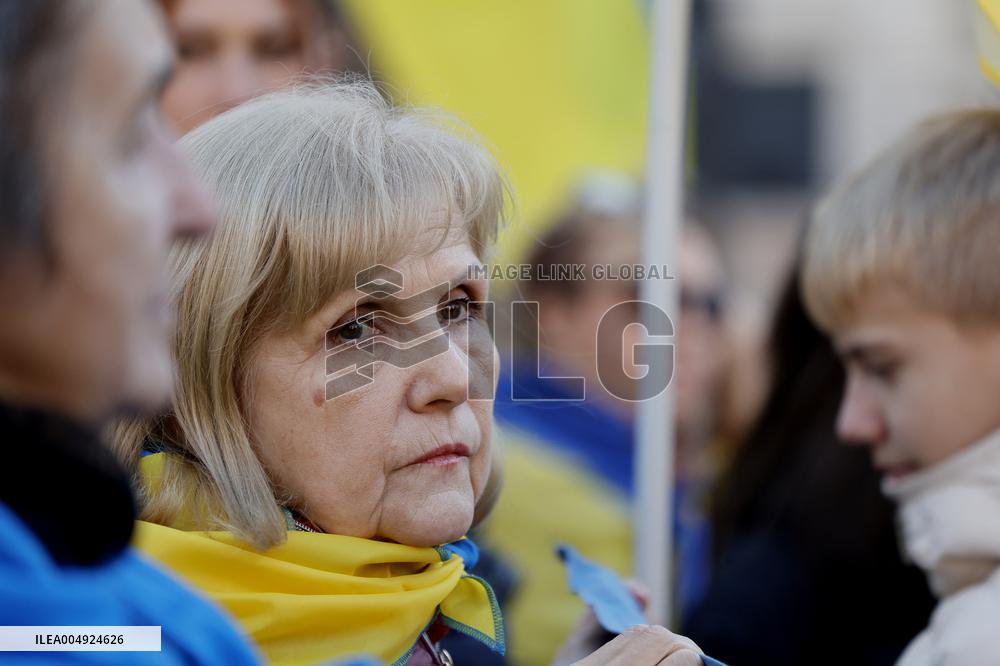 Demonstration In Support Of Ukraine - Rome