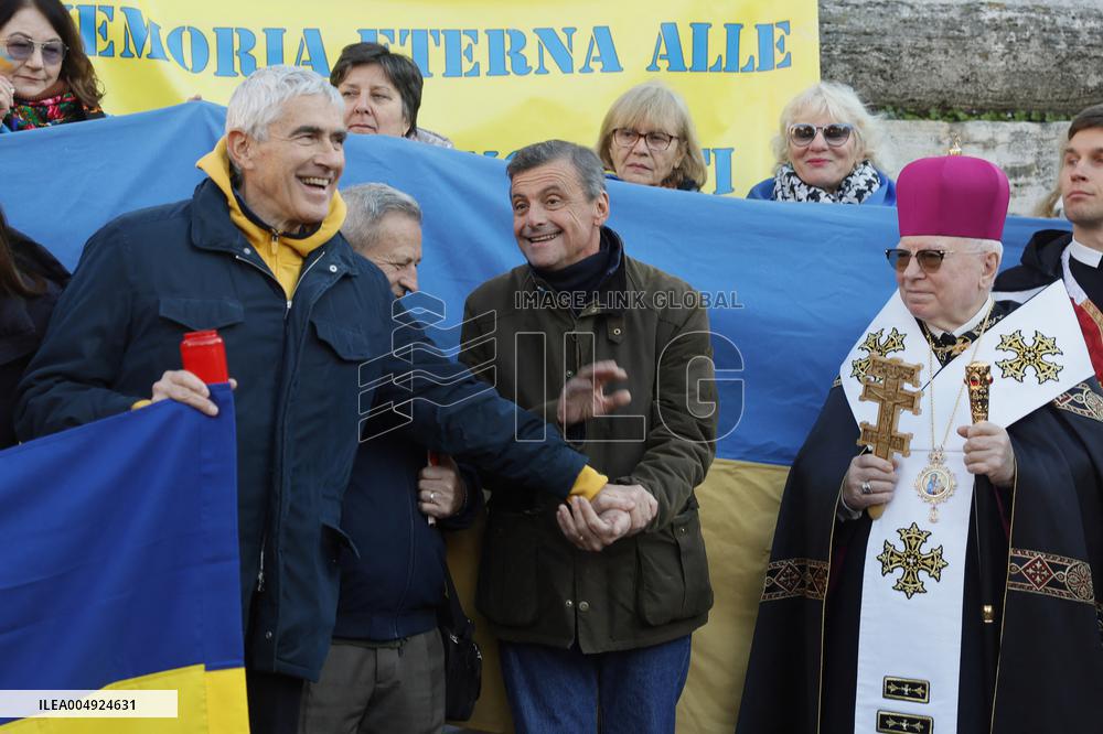 Demonstration In Support Of Ukraine - Rome