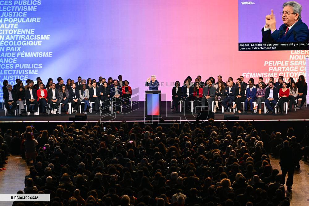 Jean-Luc Melenchon speech at Municipal conventions of LFI in Paris FA