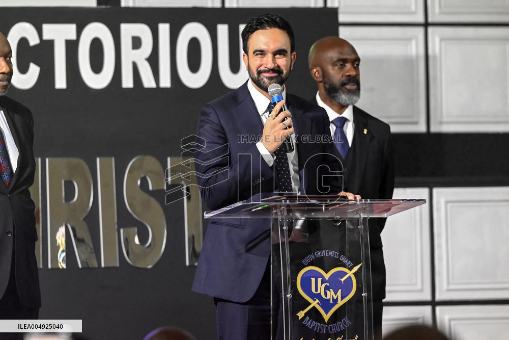 Mayor-elect Mamdani Attends Sunday Mass in Bronx, NYC