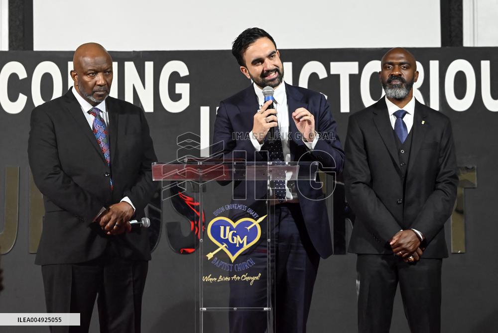 Mayor-elect Mamdani Attends Sunday Mass in Bronx, NYC