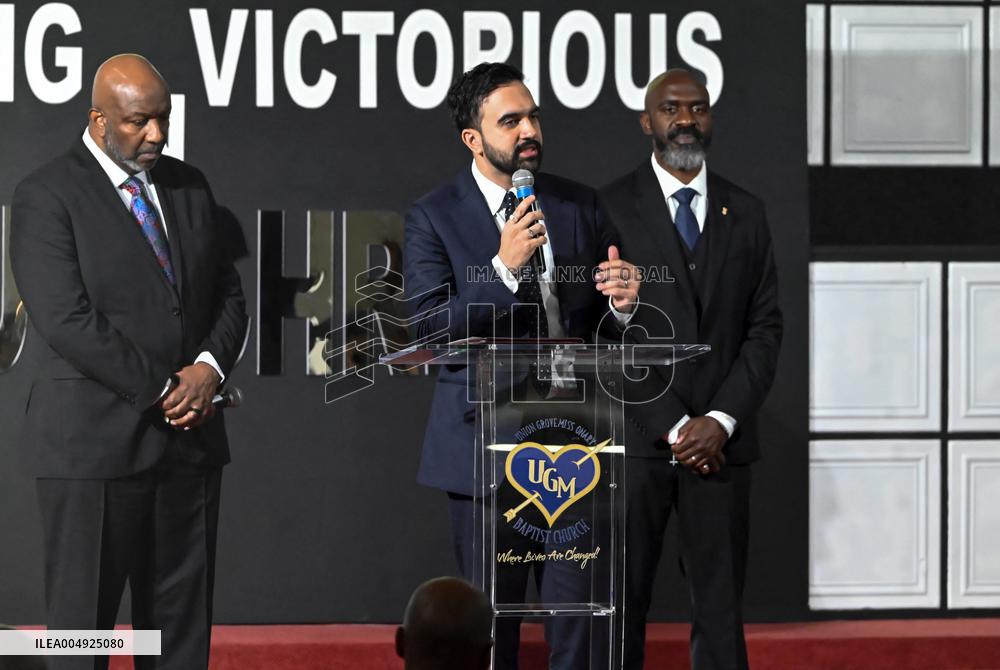 Mayor-elect Mamdani Attends Sunday Mass in Bronx, NYC