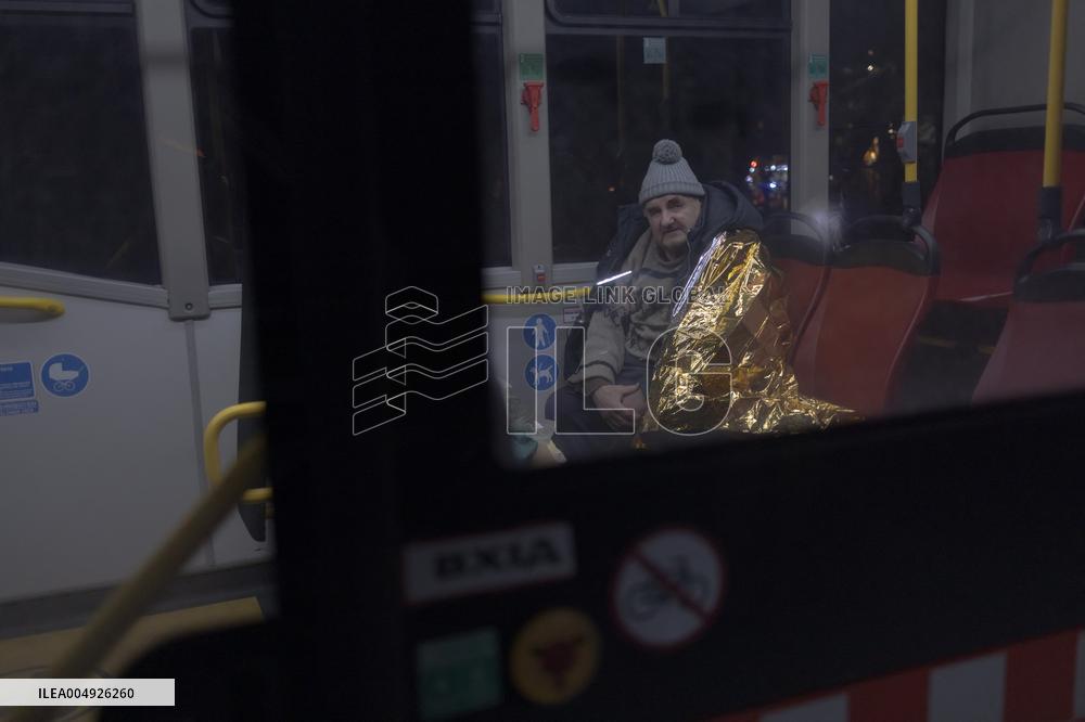 Rescuers At Drone Strike Site - Kharkiv