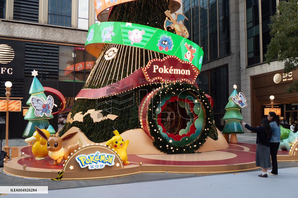 Pokemon-themed Christmas Event in Shanghai