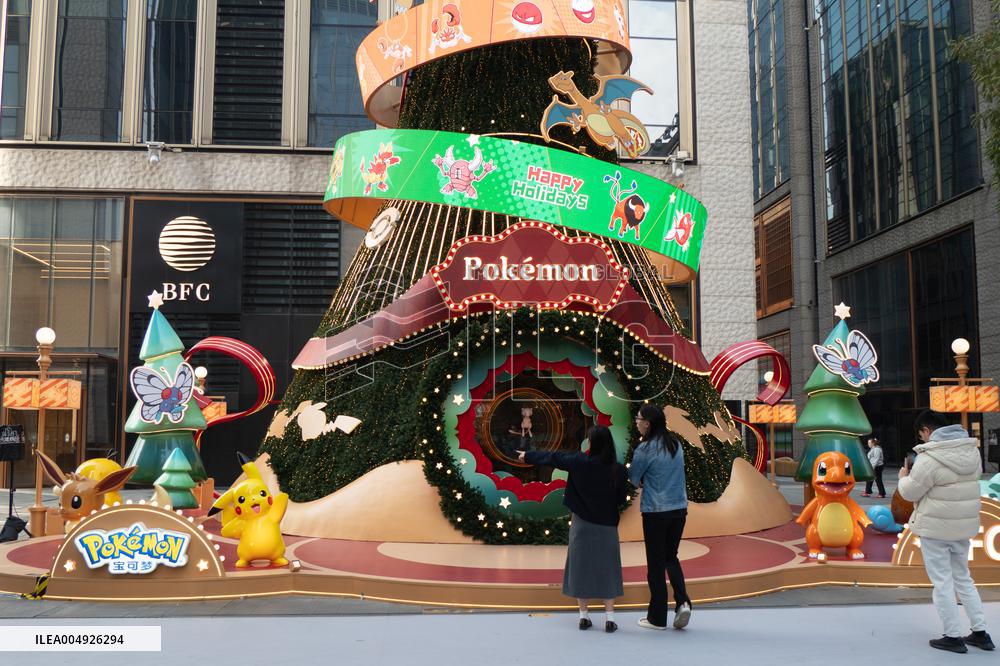 Pokemon-themed Christmas Event in Shanghai
