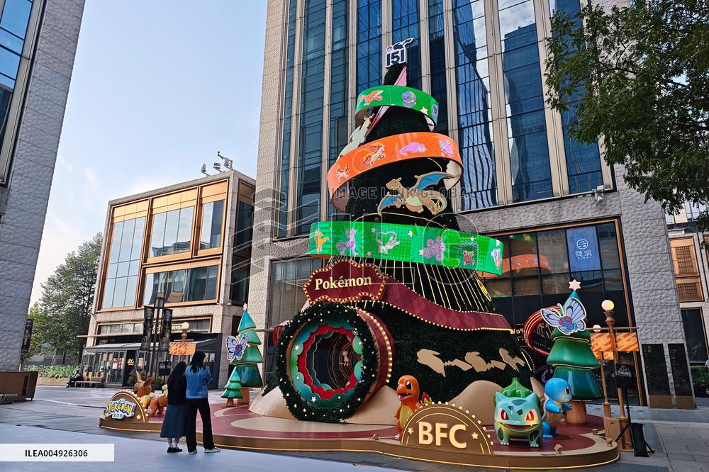 Pokemon-themed Christmas Event in Shanghai