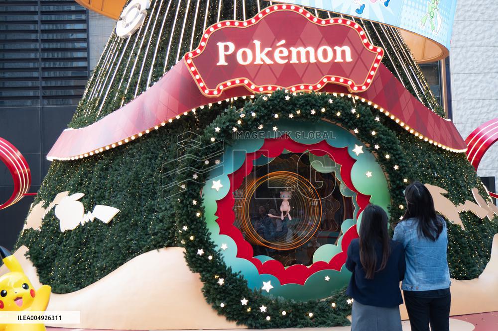 Pokemon-themed Christmas Event in Shanghai