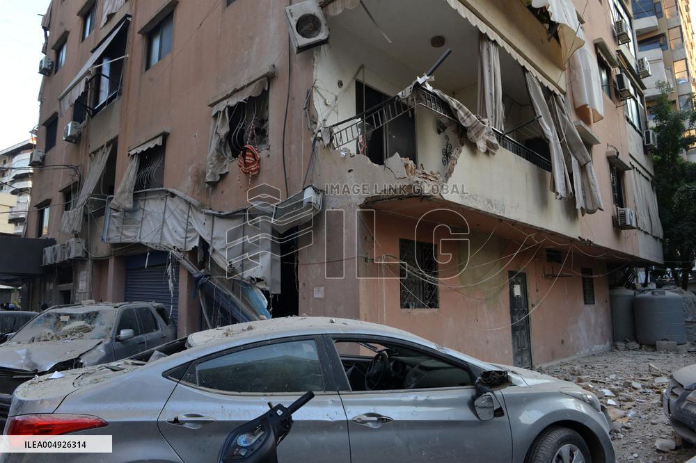 Israeli Airstrike Aftermath - Beirut