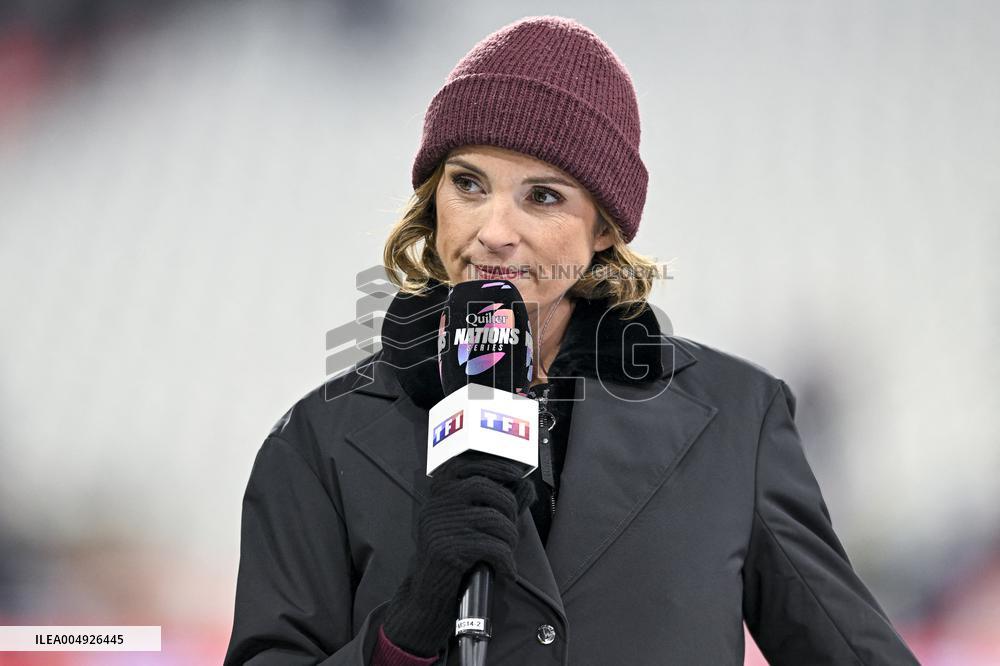 Isabelle Ithurburu At France VS Australia - Paris