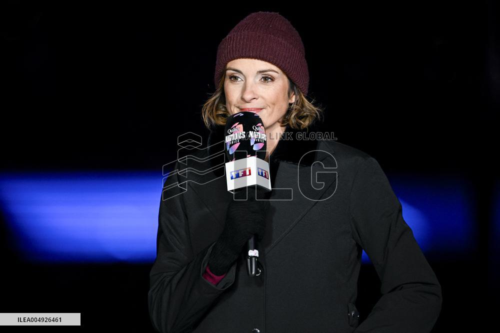 Isabelle Ithurburu At France VS Australia - Paris