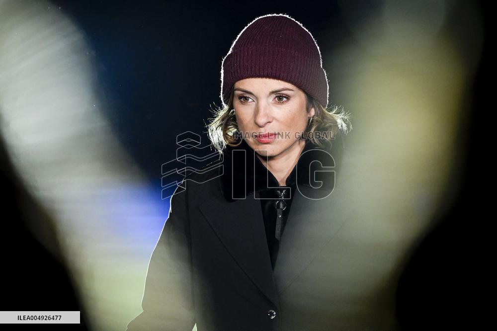 Isabelle Ithurburu At France VS Australia - Paris