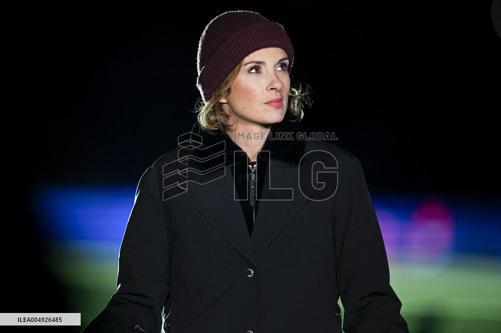 Isabelle Ithurburu At France VS Australia - Paris