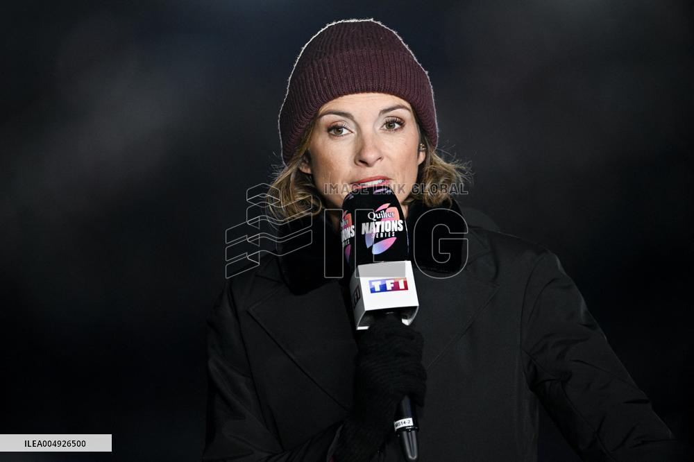 Isabelle Ithurburu At France VS Australia - Paris