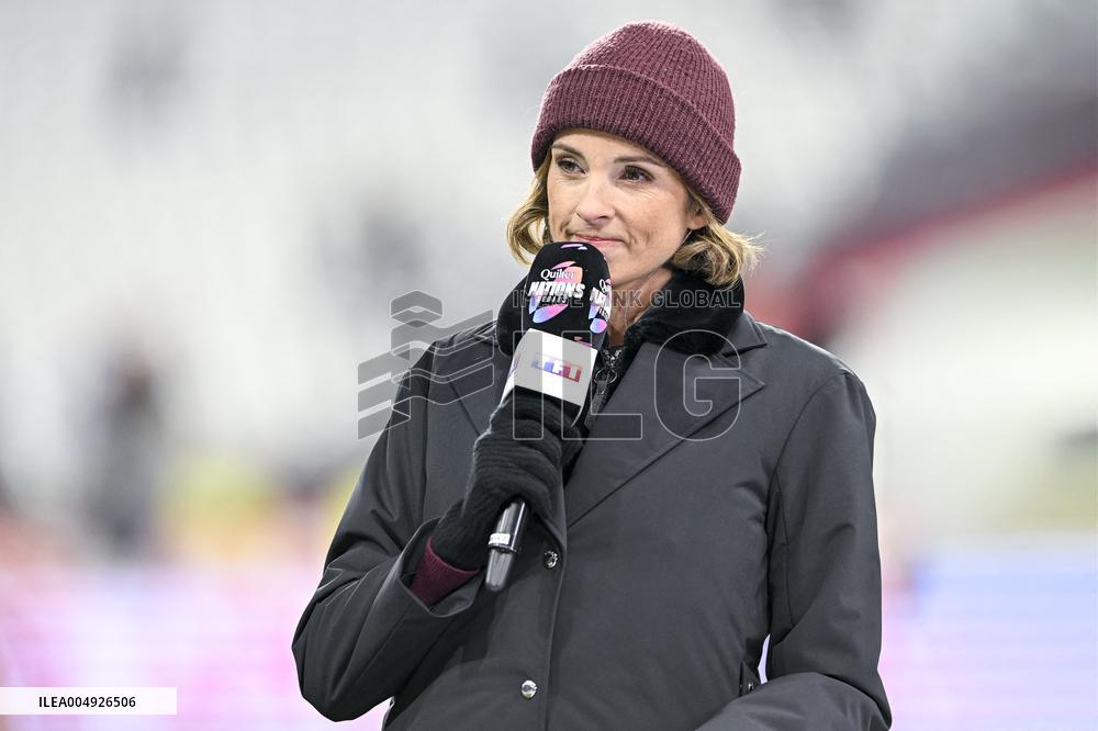 Isabelle Ithurburu At France VS Australia - Paris