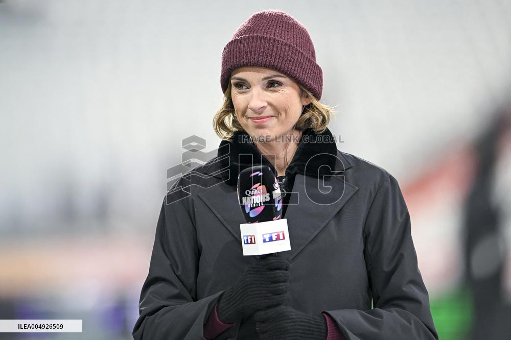 Isabelle Ithurburu At France VS Australia - Paris