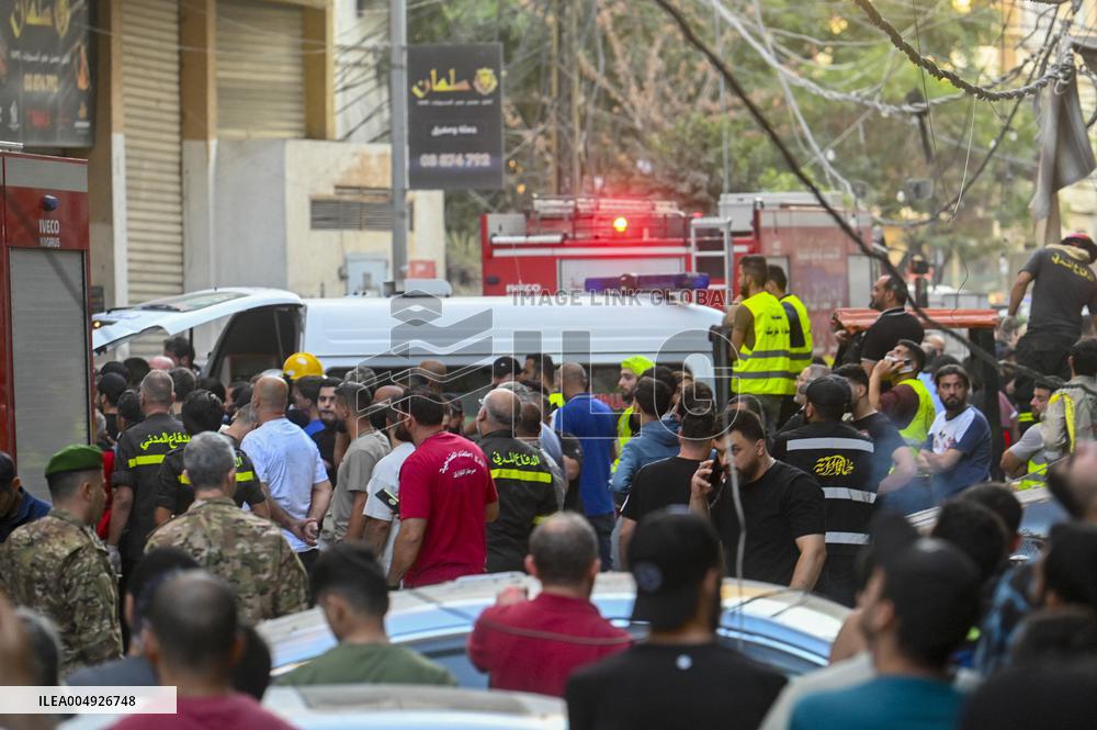 Israel Strikes Beirut Targets Hezbollah Official - Lebanon