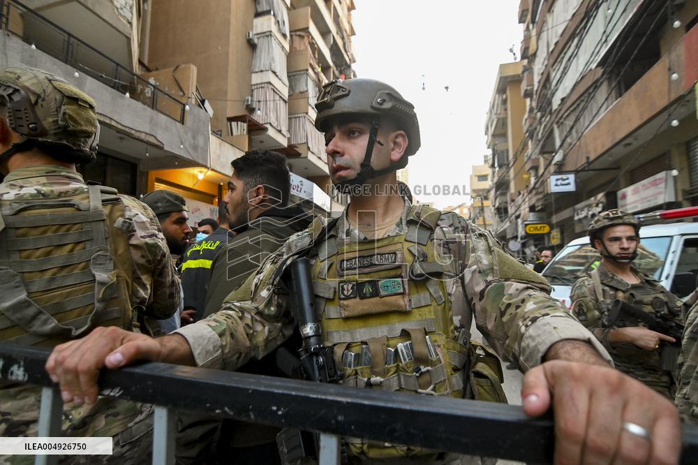 Israel Strikes Beirut Targets Hezbollah Official - Lebanon