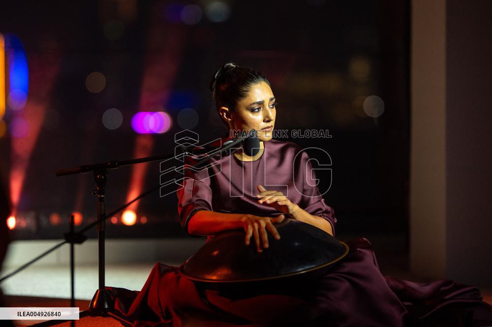 Golshifteh Farahani Musical Performance at Franca Fund Gala - Doha