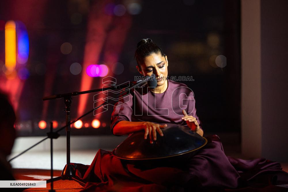 Golshifteh Farahani Musical Performance at Franca Fund Gala - Doha