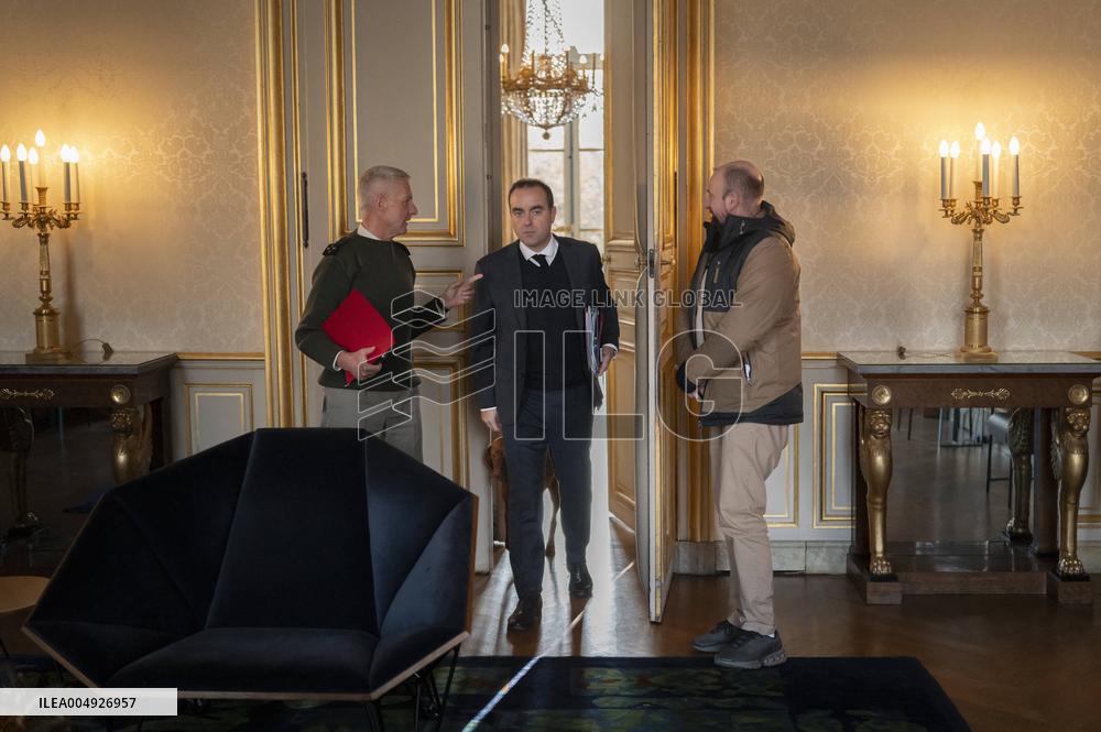 Sebastien Lecornu At the 107th Mayors Congress - Paris