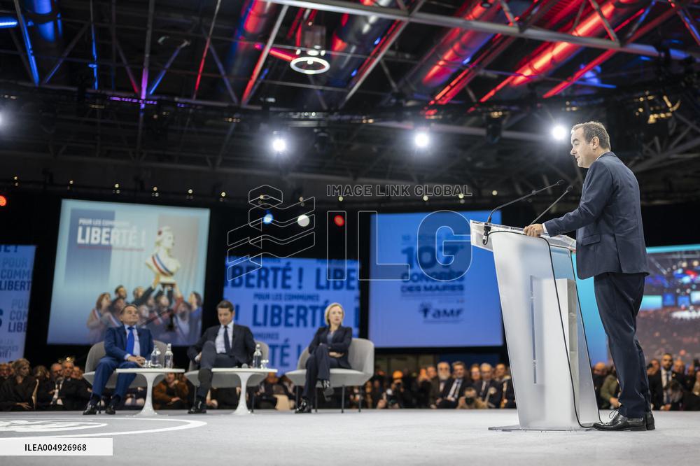 Sebastien Lecornu At the 107th Mayors Congress - Paris