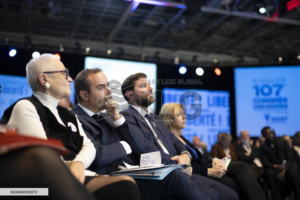 Sebastien Lecornu At the 107th Mayors Congress - Paris