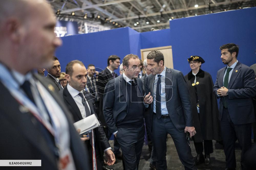 Sebastien Lecornu At the 107th Mayors Congress - Paris