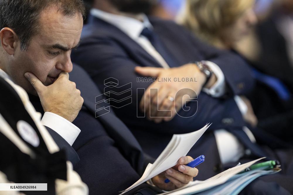 Sebastien Lecornu At the 107th Mayors Congress - Paris