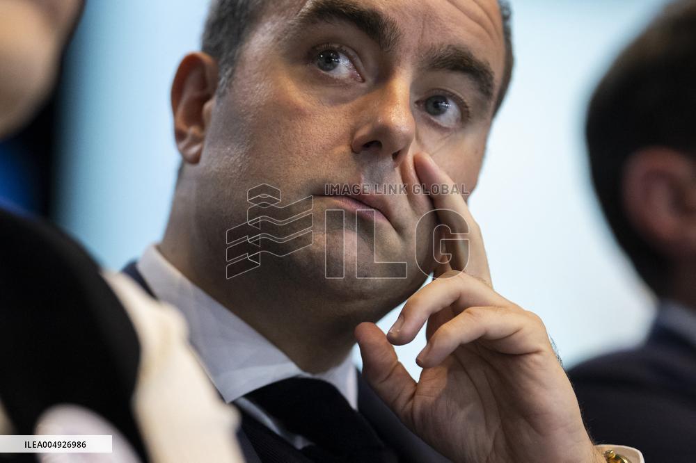 Sebastien Lecornu At the 107th Mayors Congress - Paris
