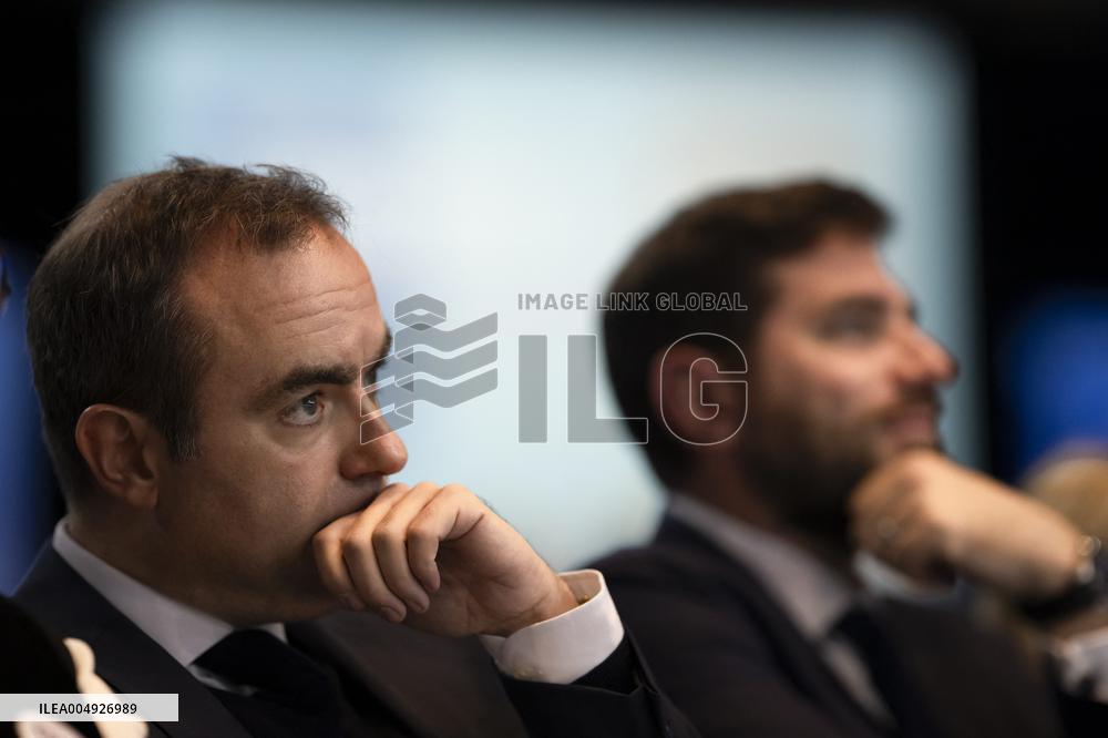 Sebastien Lecornu At the 107th Mayors Congress - Paris