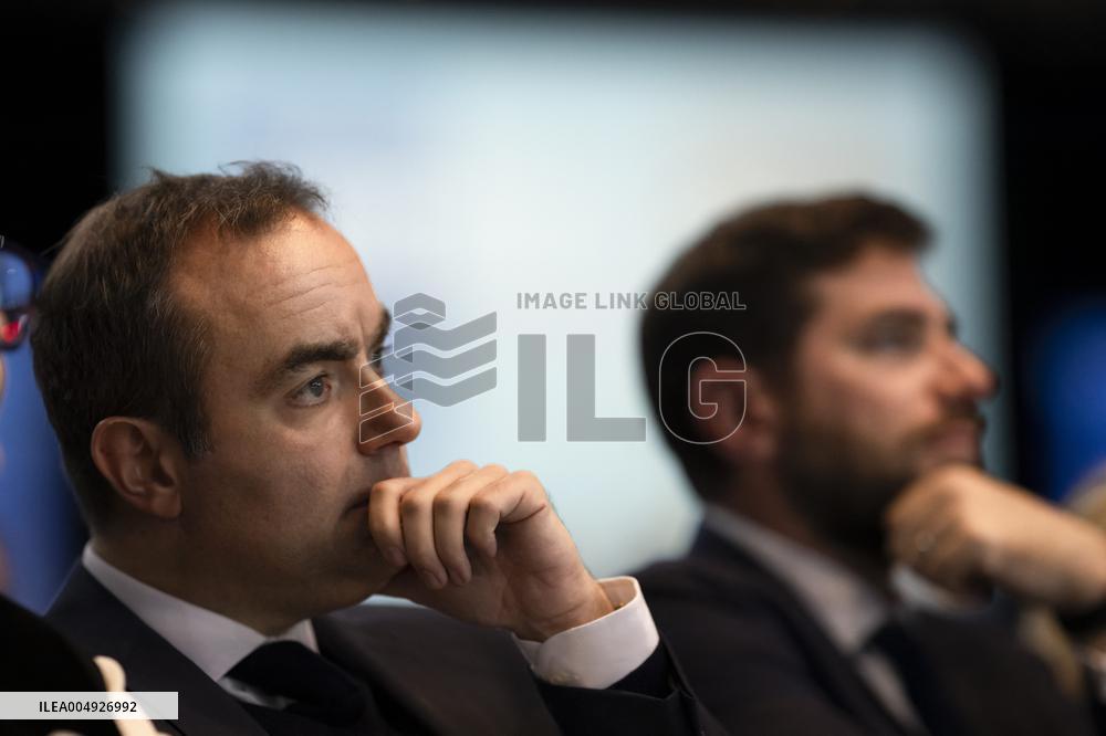 Sebastien Lecornu At the 107th Mayors Congress - Paris