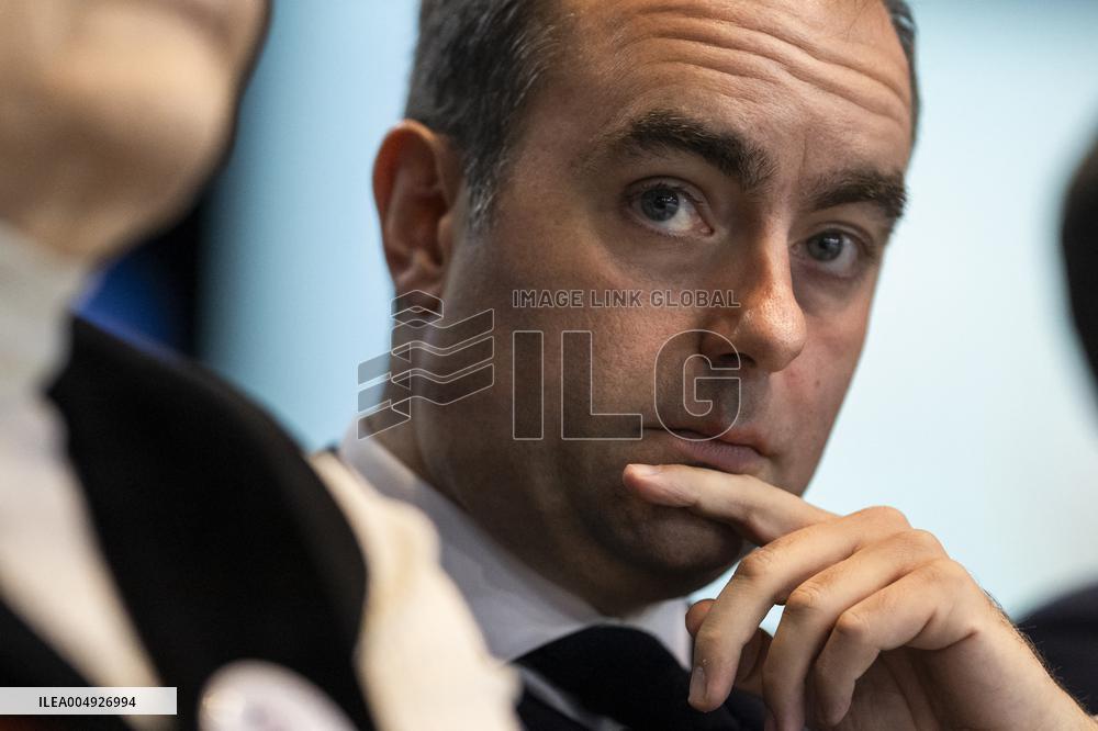 Sebastien Lecornu At the 107th Mayors Congress - Paris