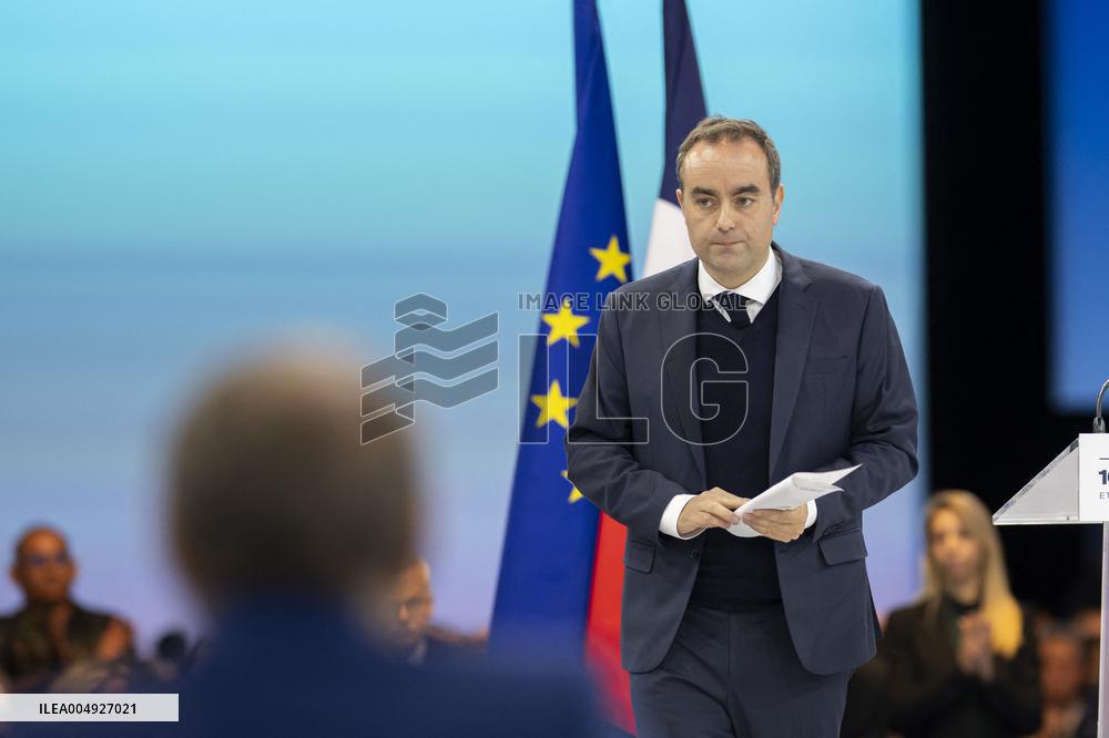 Sebastien Lecornu At the 107th Mayors Congress - Paris