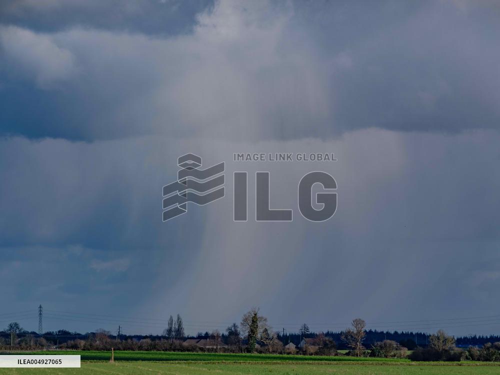 Illustration - Sleet Weather In Normandy - France