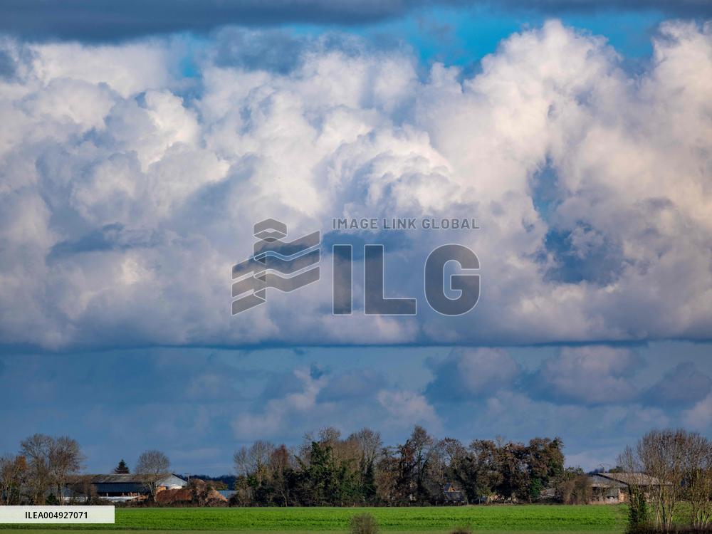 Illustration - Sleet Weather In Normandy - France